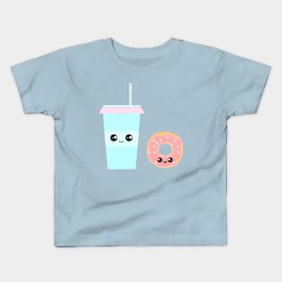 Coffee and Donut Kids T-Shirt